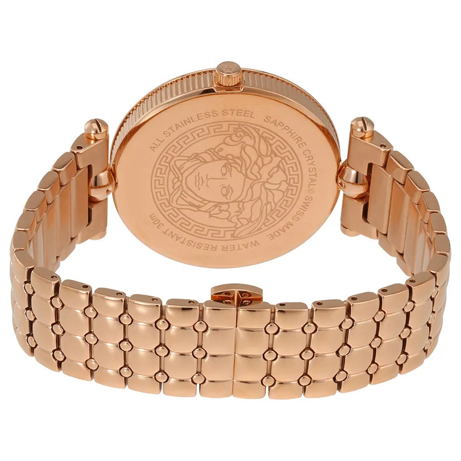 Versace Vanitas Black Quilted Dial Ladies Watch VK7250015