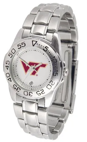 Virginia Tech Hokies Ladies Steel Band Sports Watch