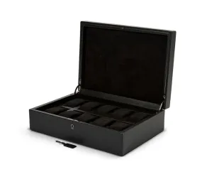 Wolf Black British Racing Watch Storage Box for 10