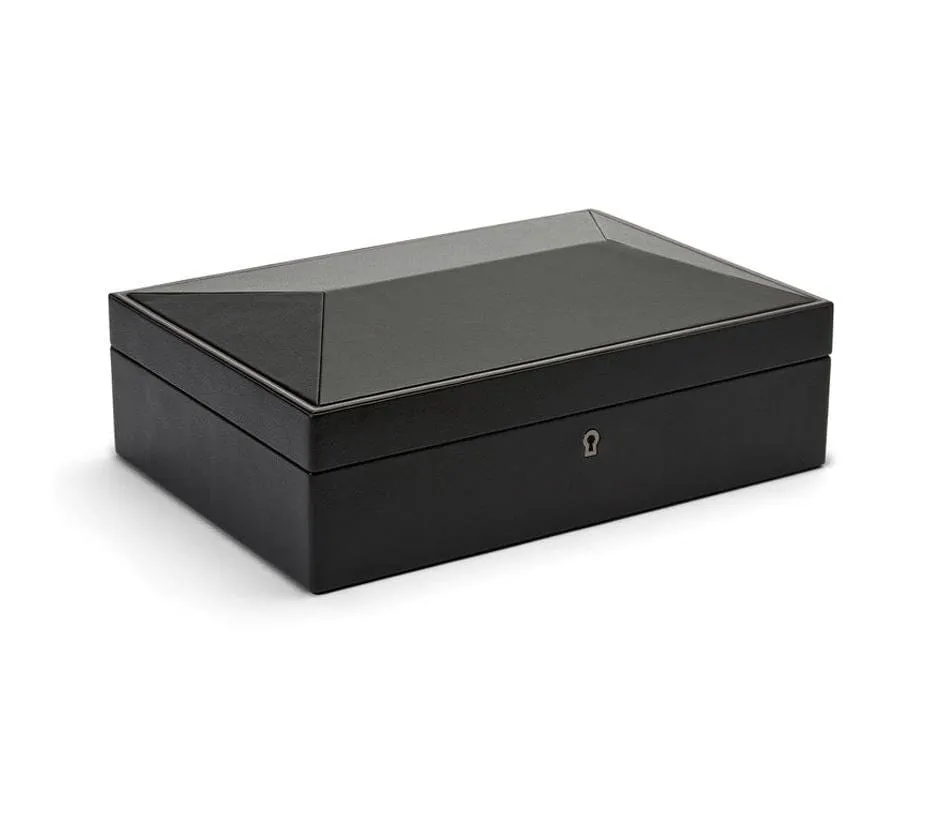 Wolf Black British Racing Watch Storage Box for 10