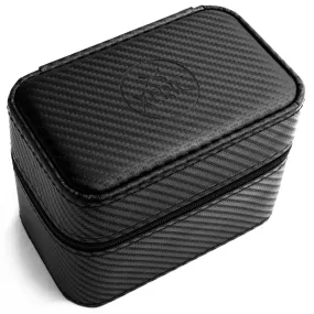 Xeric Two Watch Carbon Fiber Black Travel Case