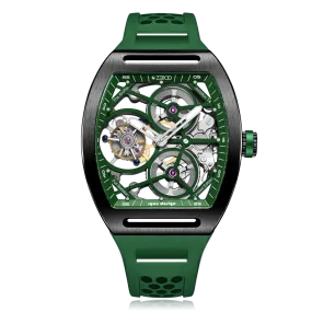 ZEROO T4 THE ARCHER FULL SKELETON TOURBILLONMANUAL TOURBILLON WATCH FOR GENTS - ZT004BGR