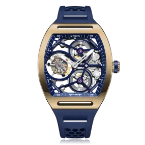 ZEROO T4 THE ARCHER FULL SKELETON TOURBILLONMANUAL TOURBILLON WATCH FOR GENTS - ZT004GBL