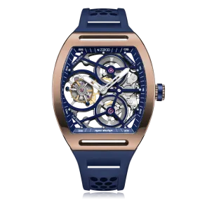 ZEROO T4 THE ARCHER FULL SKELETON TOURBILLONMANUAL TOURBILLON WATCH FOR GENTS - ZT004RBL