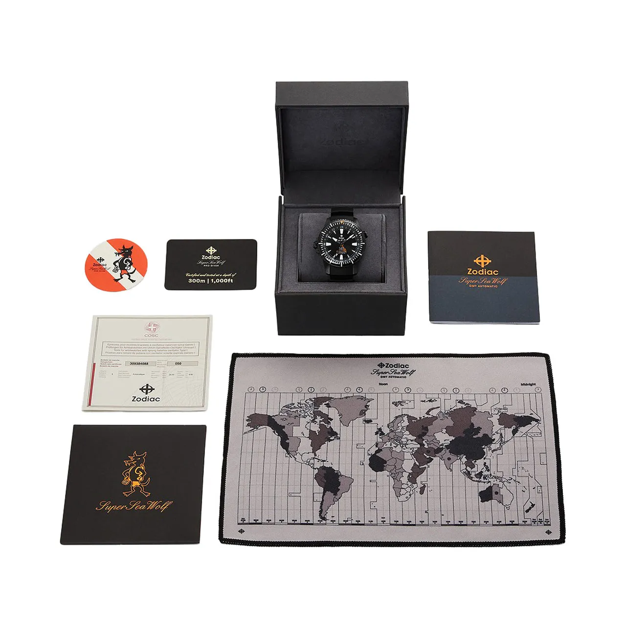 Zodiac Super Sea Wolf LHD Pro-Diver GMT