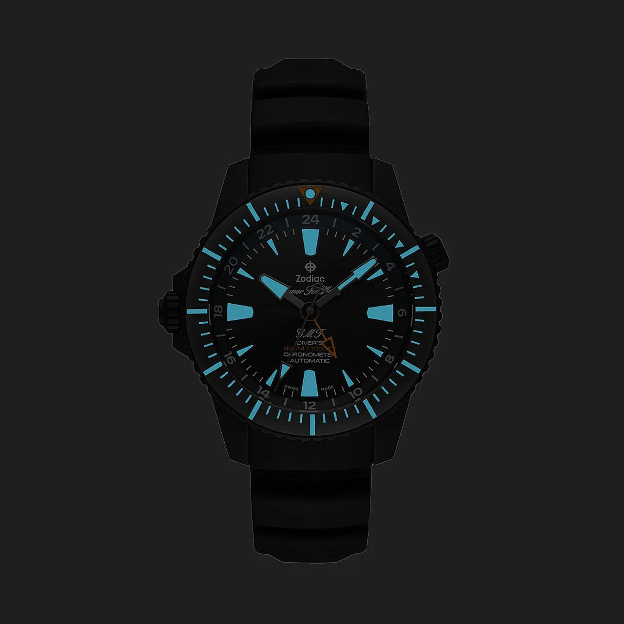 Zodiac Super Sea Wolf LHD Pro-Diver GMT